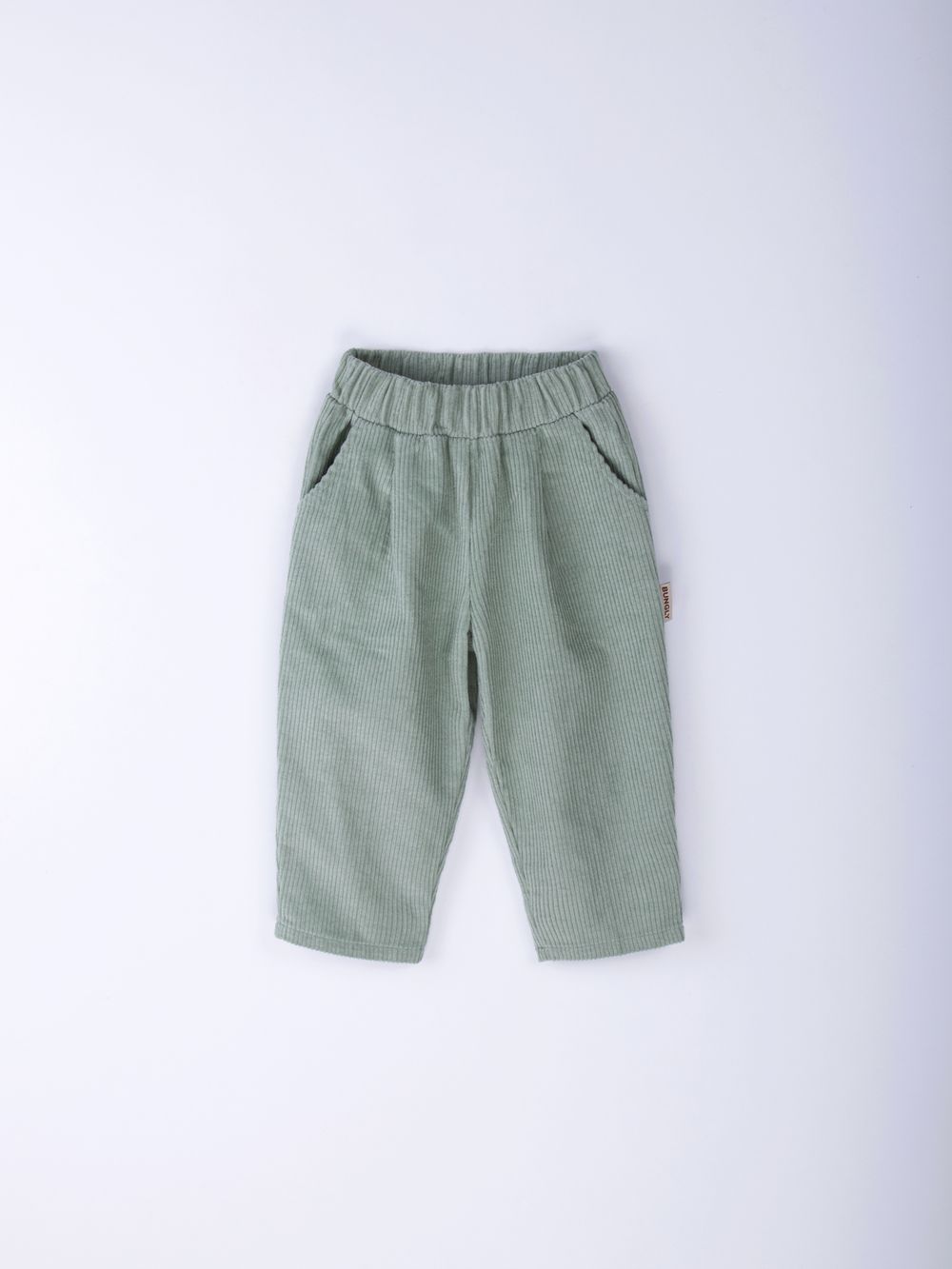 Брюки вельветовые "Шалфей" для девочек