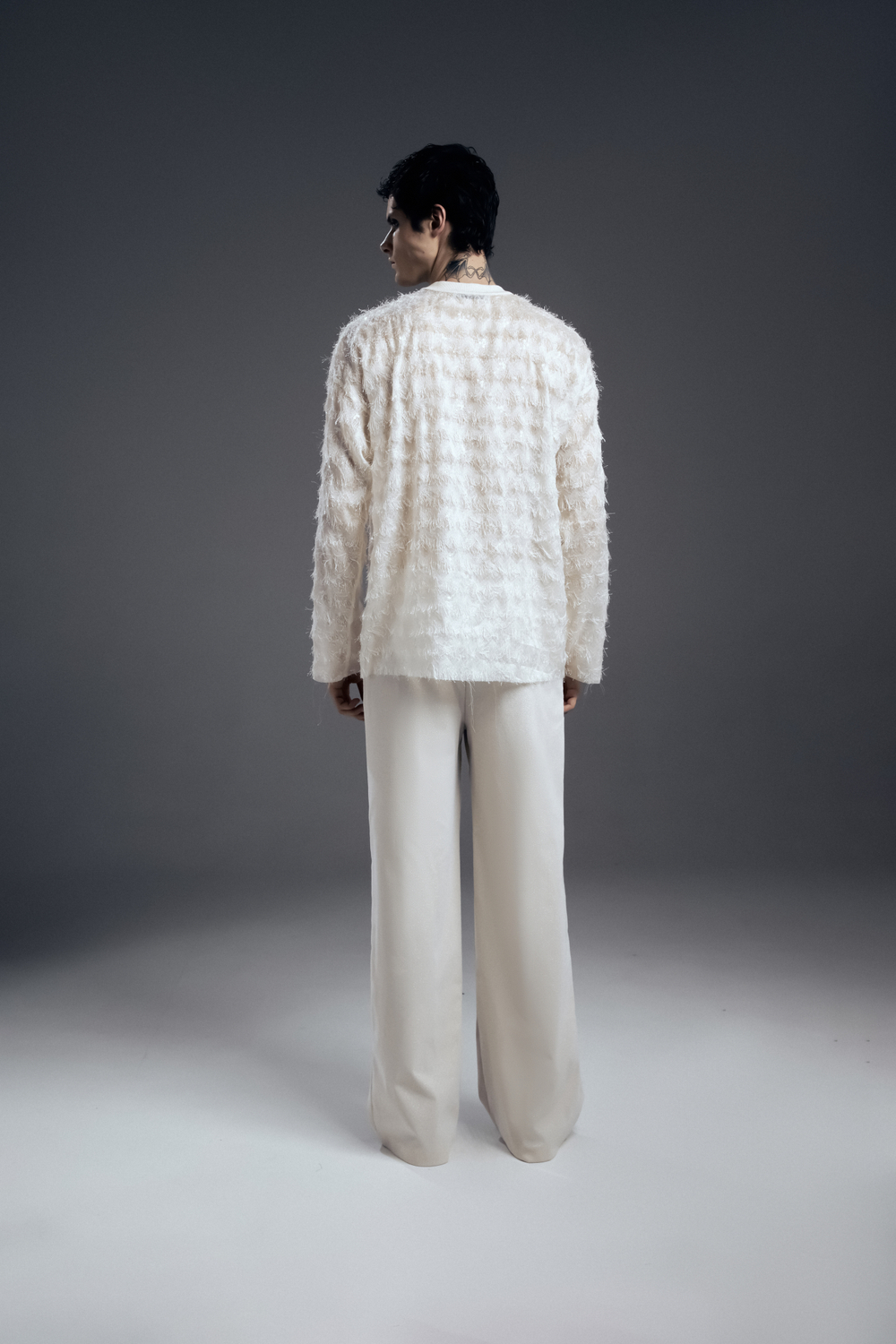 Брюки в пижамном стиле, сияющий беж