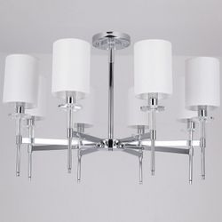 Люстра на штанге ILLUMICO  IL1382-8CPA-29 CR Romei