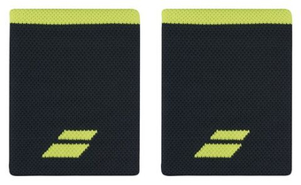 Напульсник теннисный Babolat Logo Jumbo Wristband - черный