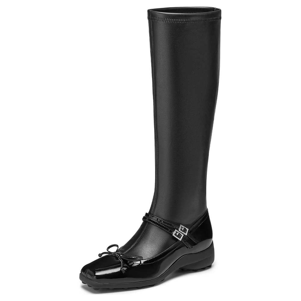 Staccato Knee high Boots Women"s Princess Black