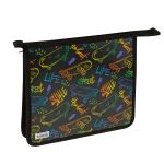 Папка для тетрадей 1 отделение А5 на молнии Спейс Street Life, пластик