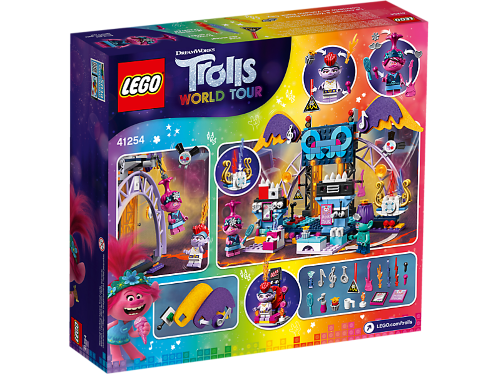 LEGO Trolls: Концерт в городе Рок-на-Вулкане 41254 — Volcano Rock City Concert — Лего Троллз Тролли