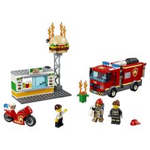 Пожар в бургер-кафе City Fire LEGO 60214