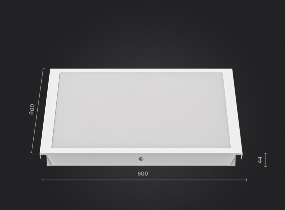 Светильник LED CLIP-IN 52Вт 5000К 6750Лм IP54 опал 600х600х40мм DARKLUM