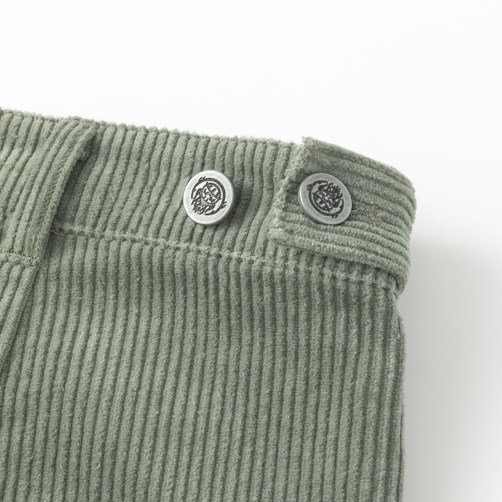 Шорты Ymkashix Nineties Velvet пыльно-зеленые