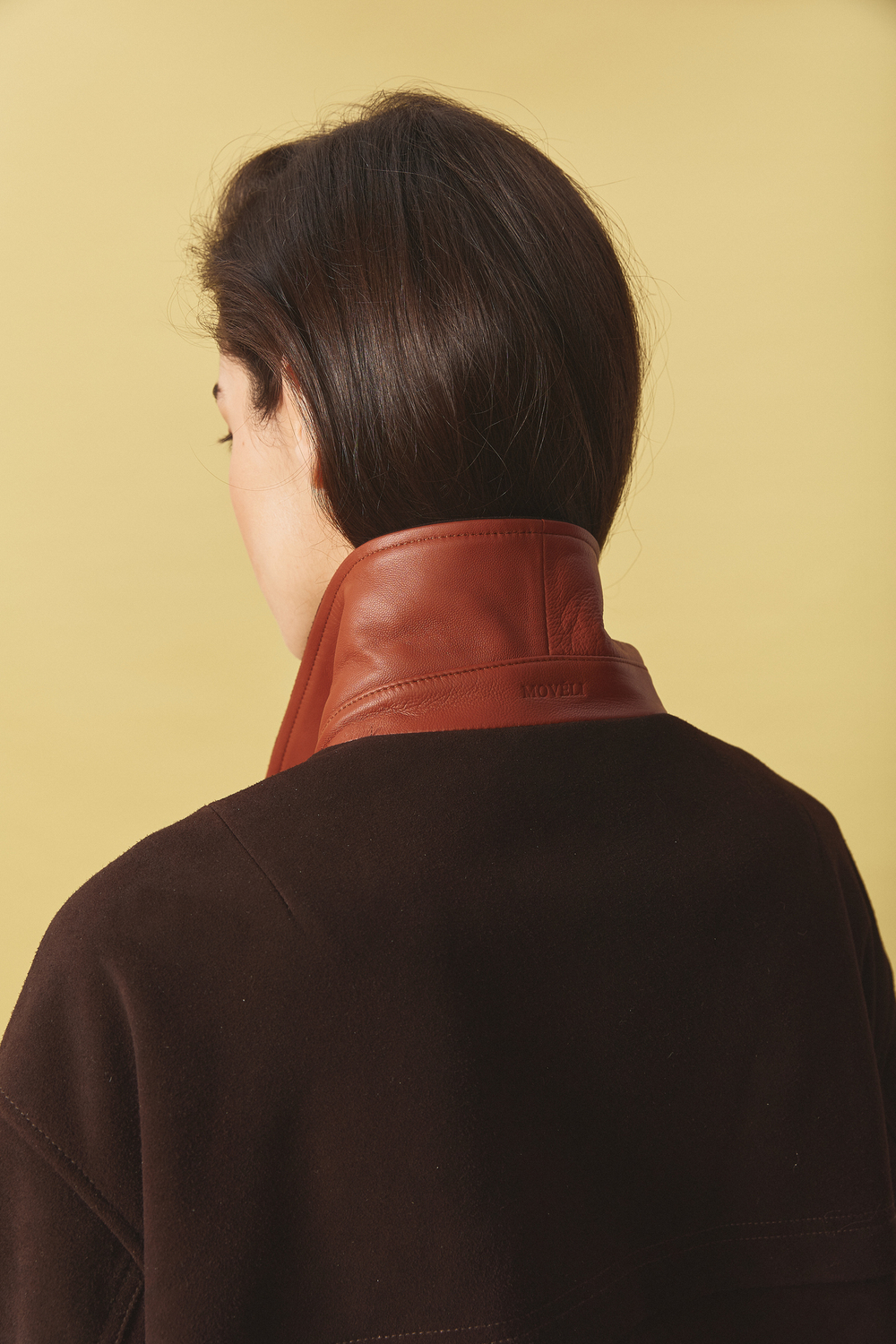 Bomber JANE dark brown color