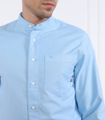 Рубашка PIGMENT GMD MANDARIN Tommy Hilfiger - голубой(MW0MW30920)