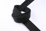 Ременная заготовка Черная гладкая длина 140 см