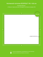 Натяжные потолки: 3.2 м2, 2 м2