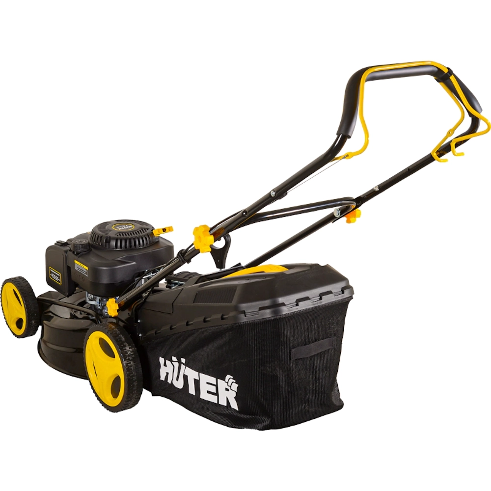 Бензиновая газонокосилка HUTER GLM-7.0 SL: 7 л.с., нож 53 см, 70/3/19