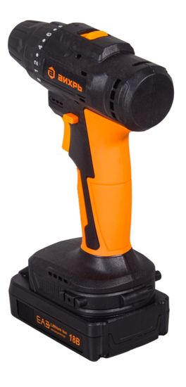 Аккумуляторная дрель-шуруповерт "ВИХРЬ" ДА-18Л-2К/Б