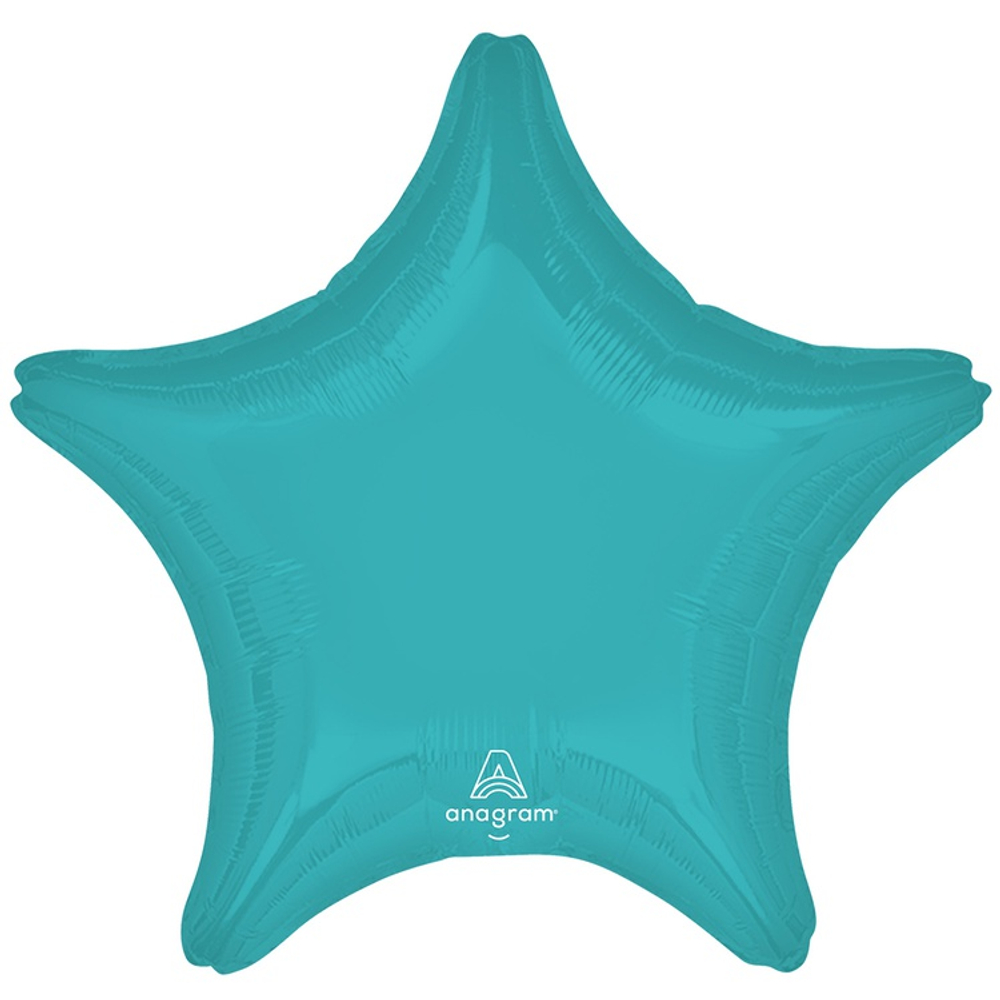 Шар фольгированный Звезда 48 см (Голубой)