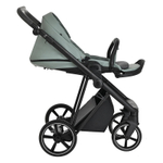 Детская коляска Roan Sol Кожа 2 в 1 RSL/2023 Misti Mint/Grey/руч. Серый