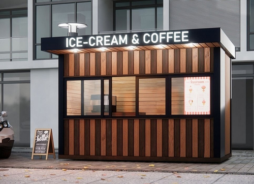 Киоск для уличной торговли Фастфуд