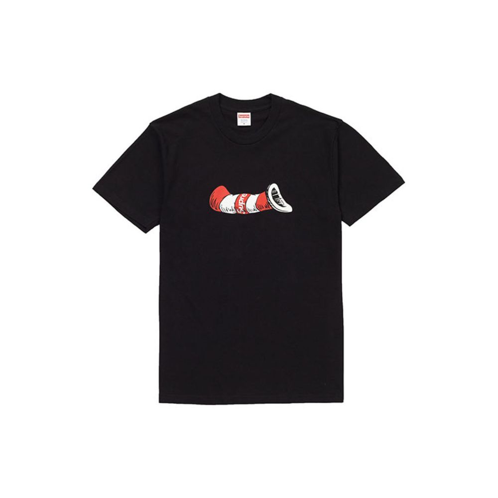 Supreme FW18 Cat in the Hat Tee Black T