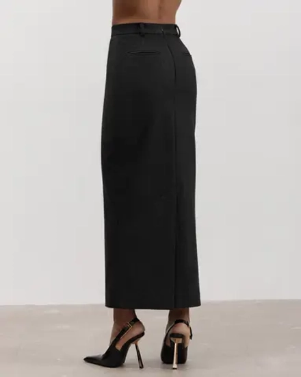 Юбка макси в полоску