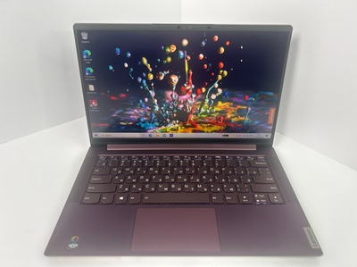 Ноутбук Lenovo Yoga Slim 7-14IIL05 ( 82A10084RU) 14"/Intel Core i5-1035G4/RAM 16 GB/SSD 512 GB/Intel Iris Plus Graphics/1920x1080/IPS/Windows 10/Подсветка кл-ры:LED/орхидея. Состояние: B1