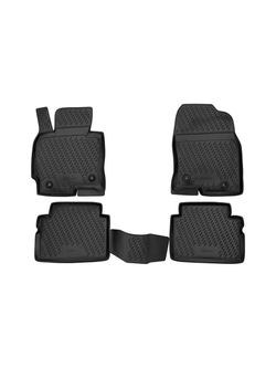 Коврики в салон для MAZDA CX5 (I, Ir), 2011-2017, 4 шт. (Повышенная устойчивость, повышенная износостойкость) FORMAT.CARMZD00023H