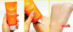 3W Clinic Multi Protection UV Sun Block SPF50+ PA+++ крем с интенсивной защитой от солнца