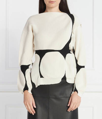 Хлопковый свитер Liviana Conti - кремовый(F3W080)