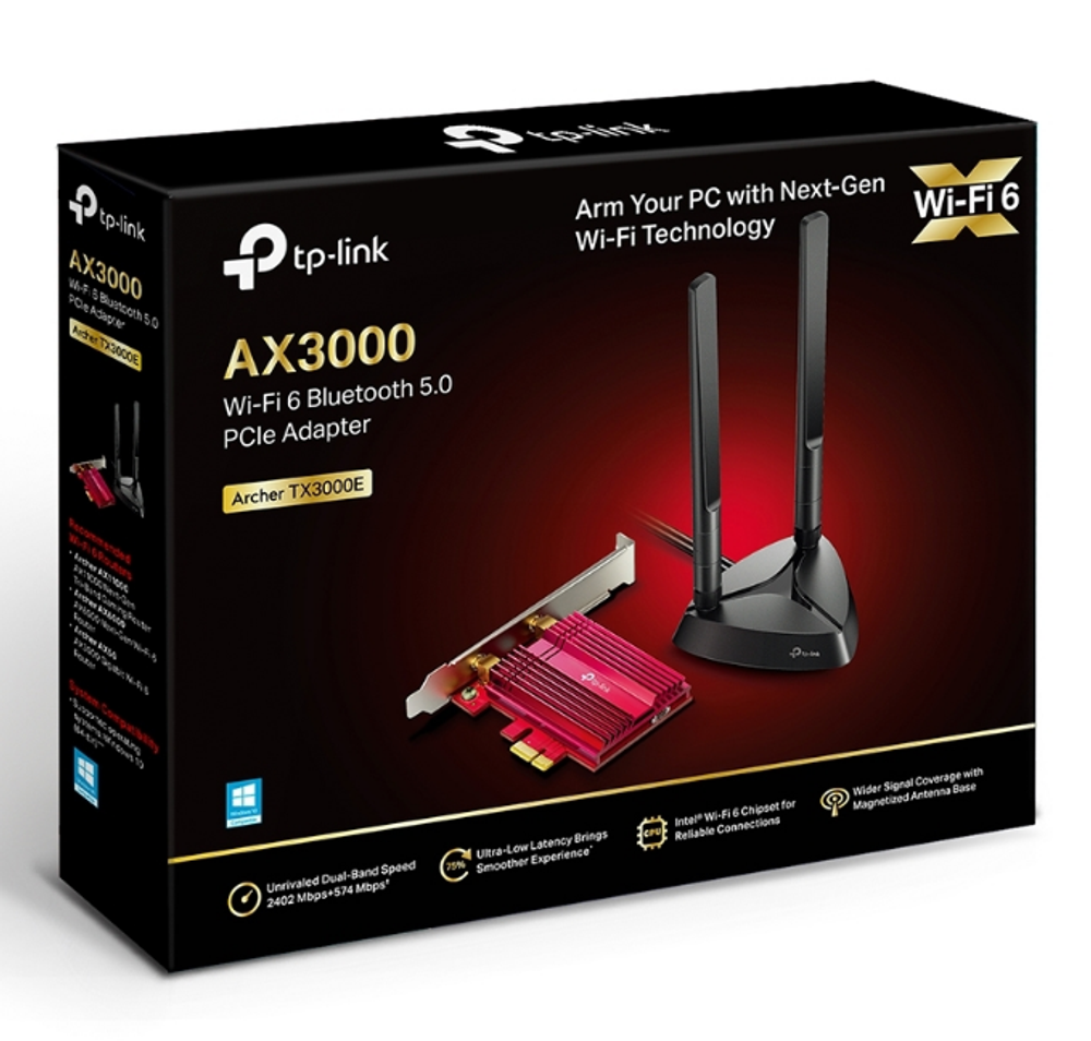 Беспроводной PCI-E адаптер TP-Link ARCHER TX3000E 802.11ac 2900Mbps