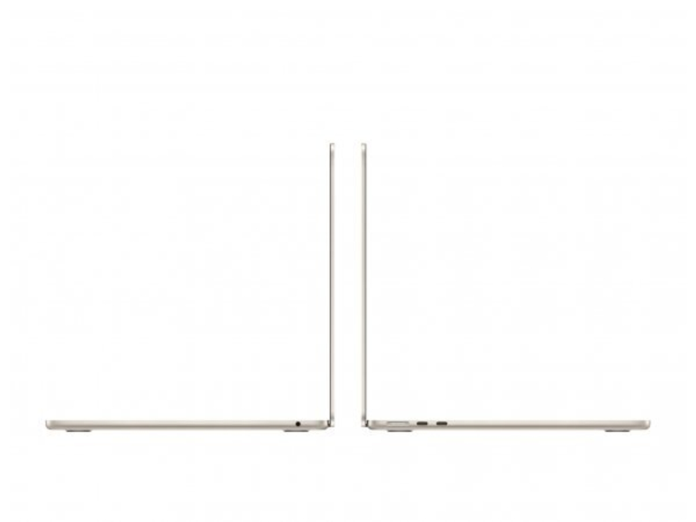 13.6 Ноутбук Apple MacBook Air 13 2024 (2560x1600, Apple M3, RAM 8 ГБ, SSD 512 ГБ, Apple graphics 10-core), Starlight (MRXU3)