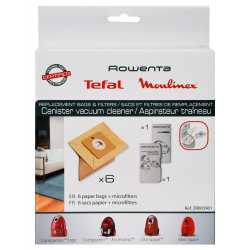 Бумажные пылесборники для пылеcосов Tefal ZR003901