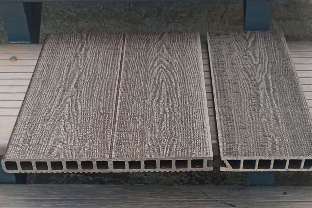 Ступень ДПК Deckron Woodlike 317x28x4000мм, венге