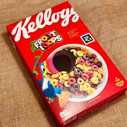 Сухой завтрак Kellogg's Unicorn фруктовые колечки, 375 г