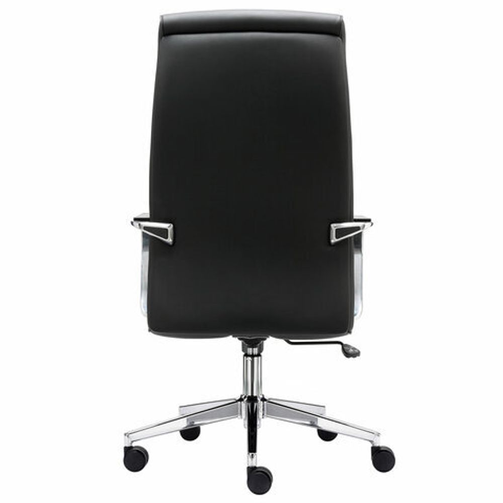 Кресло BRABIX PREMIUM "Solo EX-730", алюминий, хром, экокожа, черное, 532936