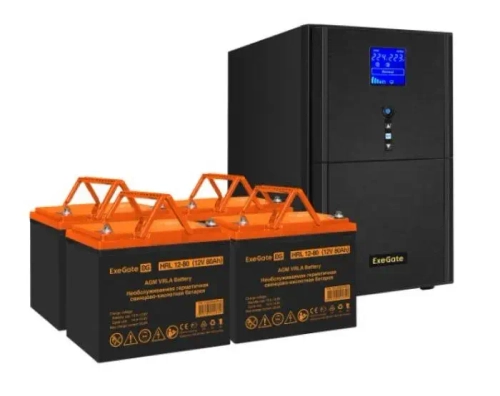 Комплект Exegate SZ-3000.LCD.AVR.3SH.1C13.RJ.USB