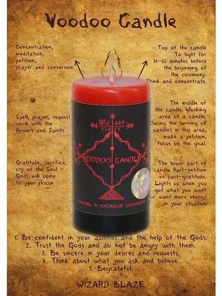 Свеча Вуду Помощь в сложной ситуации