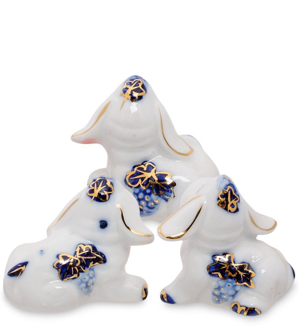 С 026 Фигурка «Три щенка' 3' син. (GE)