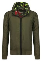 двухсторонняя куртка Guess - зеленый(N2BL07 WO06C)