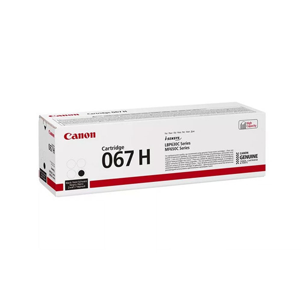 Картридж Canon 067HBK (5106C002) для LBP631/633/MF651/655/657 черный