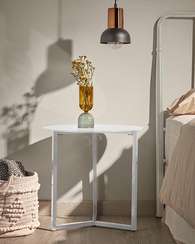 Журнальный столик Marae Ø50 см белый