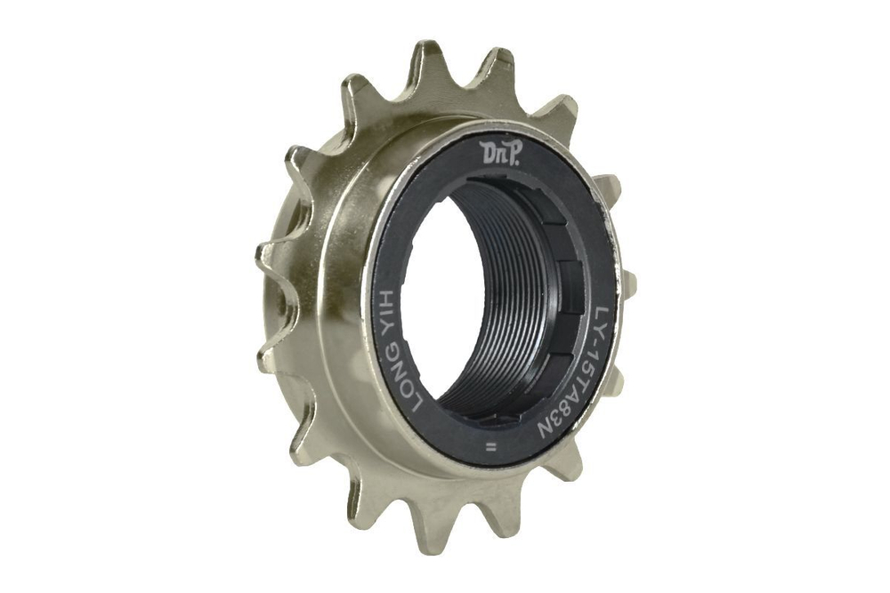 Трещотка BMX DNP LY-15TA83N, 1\2*3\32 15T, резьба M30*1, Cro-Mo, 30 кликов, 8 шлицев, никелированная