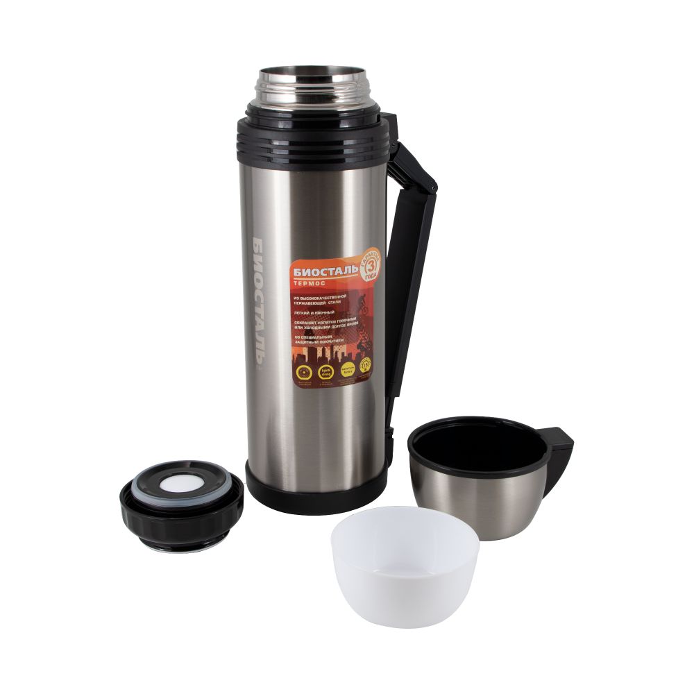 Термос &quot;Биосталь-СПОРТ&quot; универсальный с ручкой, 2,0 л/12/