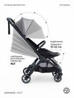Коляска прогулочная для двойни Bumprider Connect.mini Italian Plum