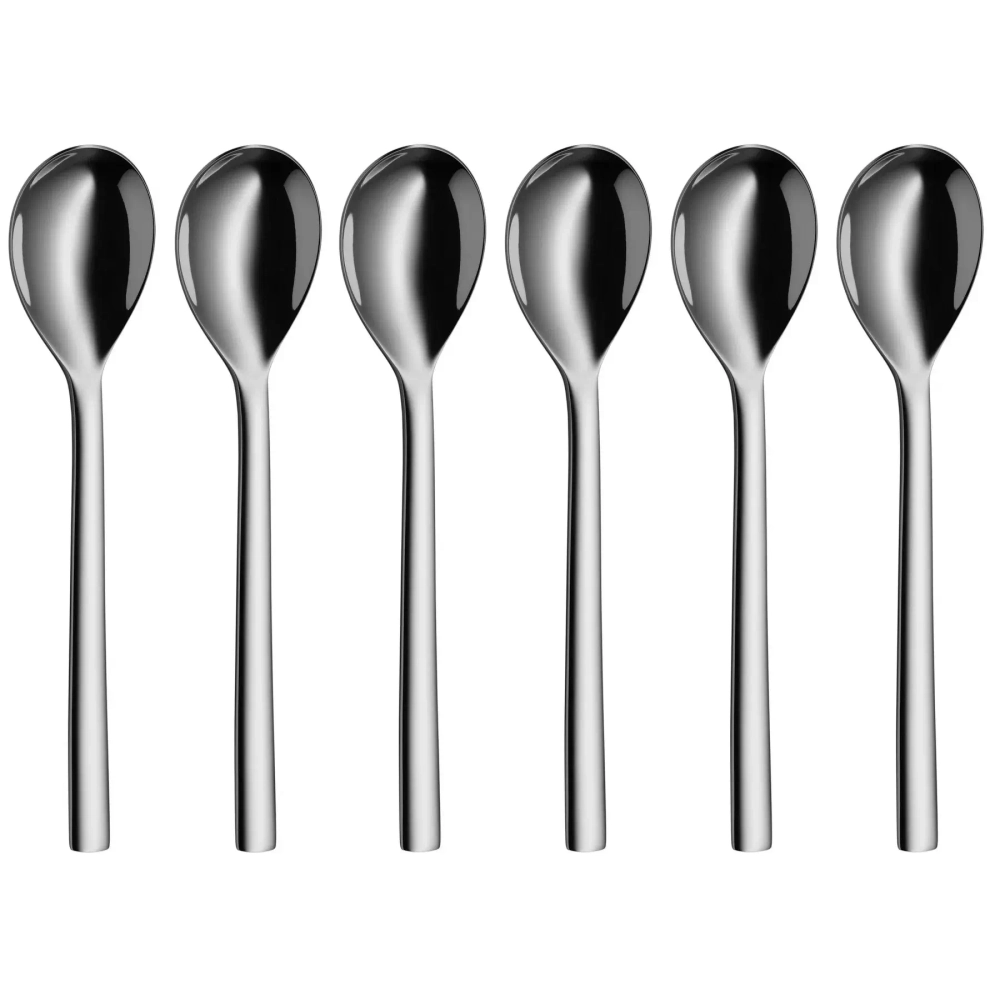 WMF - Набор из 6 кофейных ложечек Nuova 15,5 см. / артикул   12 9174 6046  / GTIN 4000530679703