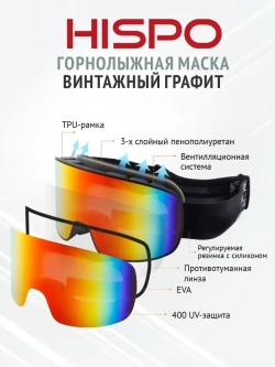 Маска для лыжного спорта и сноубординга