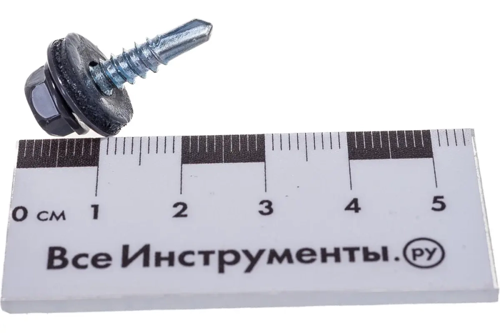 Саморез кровельный Daxmer 4,8х19 RAL 7024