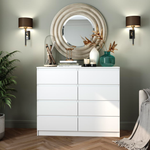 Комод Мори МК 1200.8 Белый