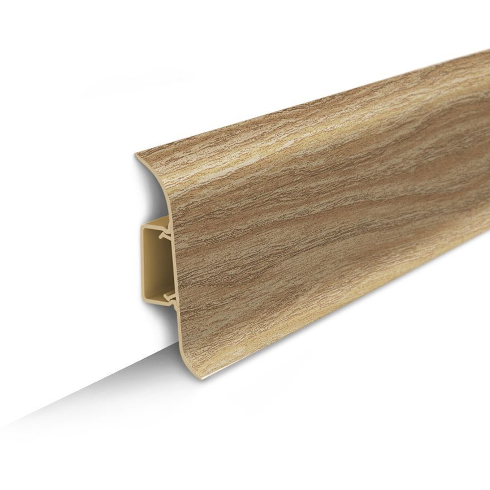 Торцевые (пара) для плинтуса 55мм "Идеал Классик", 206 Дуб коньячный