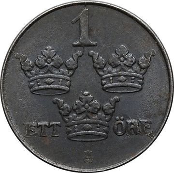 1 эре 1942-1950 Швеция