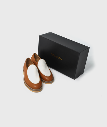 Ботинки мужские рыжие