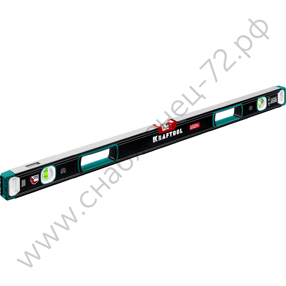 KRAFTOOL A-RATE CONTROL, 1000 мм, точность 0.3 мм/м, с зеркальным глазком, сверхпрочный магнитный уровень (34988-100)