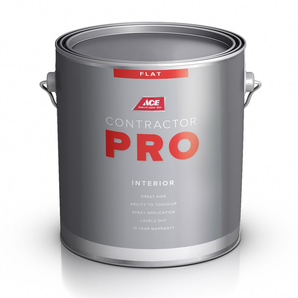 ACE Contractor PRO Flat Latex Wall Paint. Винил-акриловая матовая краска для внутренних работ.