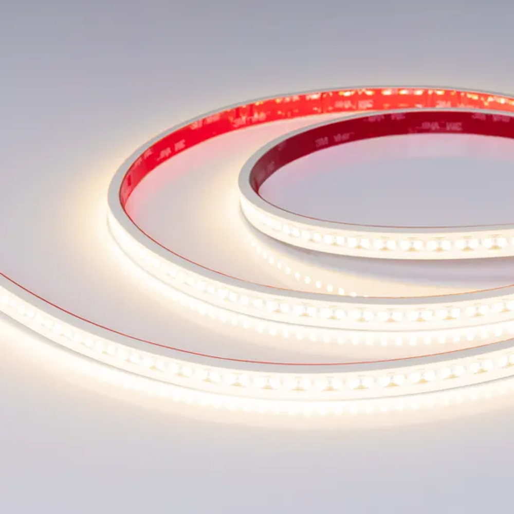 Светодиодная лента герметичная RTW-PS-A180-12mm 48V Warm3500-CX2 (19 W/m, IP67, 10m) (Arlight, CRI>90) 063803